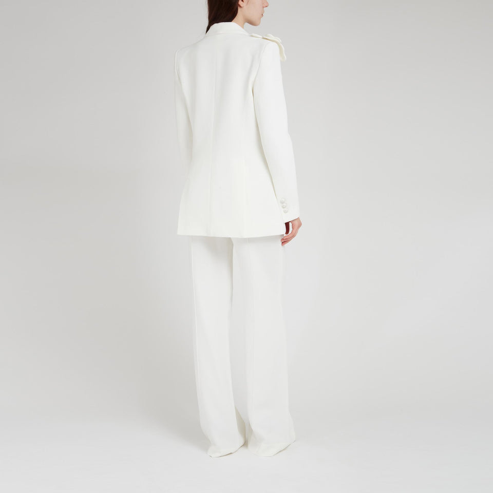 Blazer in cady bianco J0003NR25 CD003W0005 ELIE SAAB 