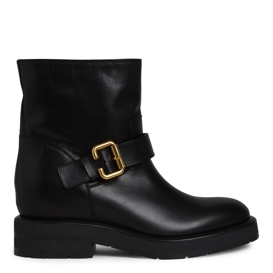 Stivaletti in pelle neri CHC24A04NNV 001 CHLOE 