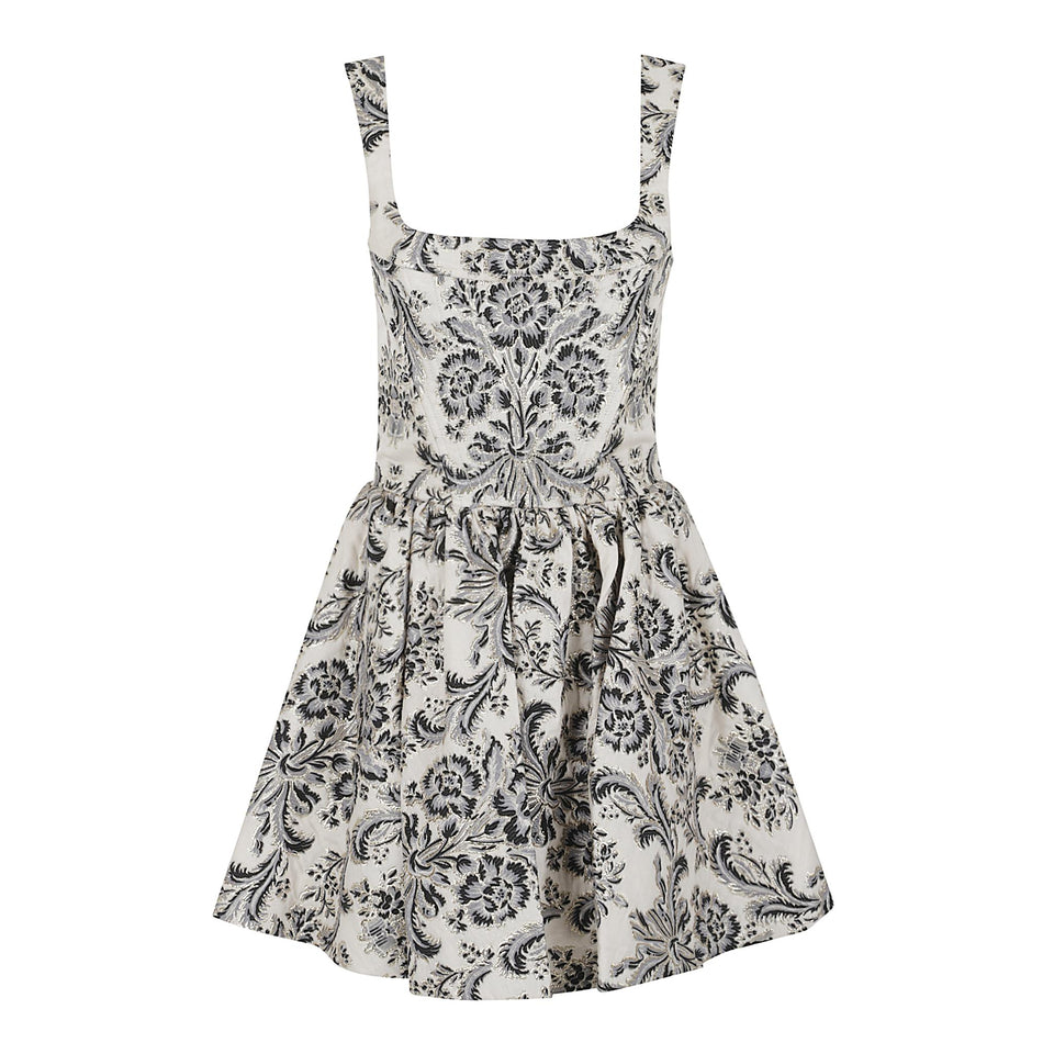 Abito in tessuto multicolor CC510N61546 F164 ALICE & OLIVIA 