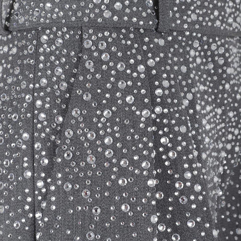 Pantalone sartoriale in lana grigio P0112FW25 GREY ALEX PERRY 