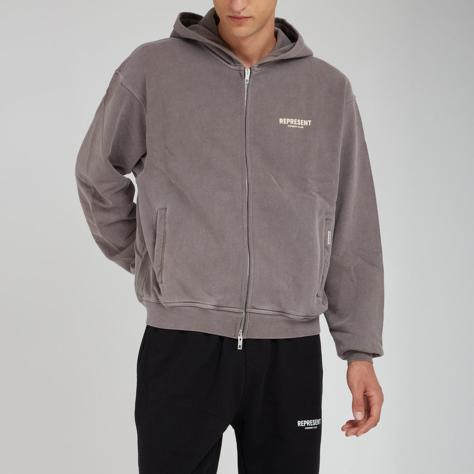 Grey cotton sweatshirt