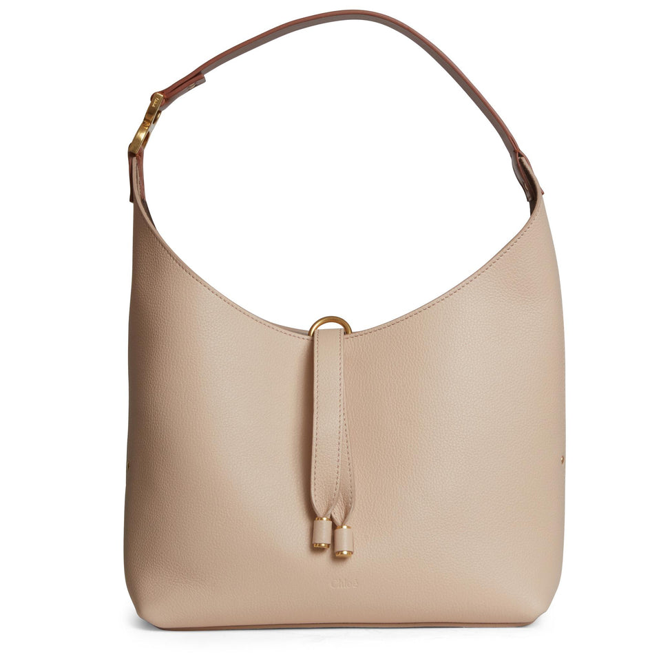 Borsa ''Marcie'' in pelle beige