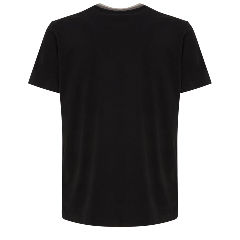 T-shirt in cotone nera
