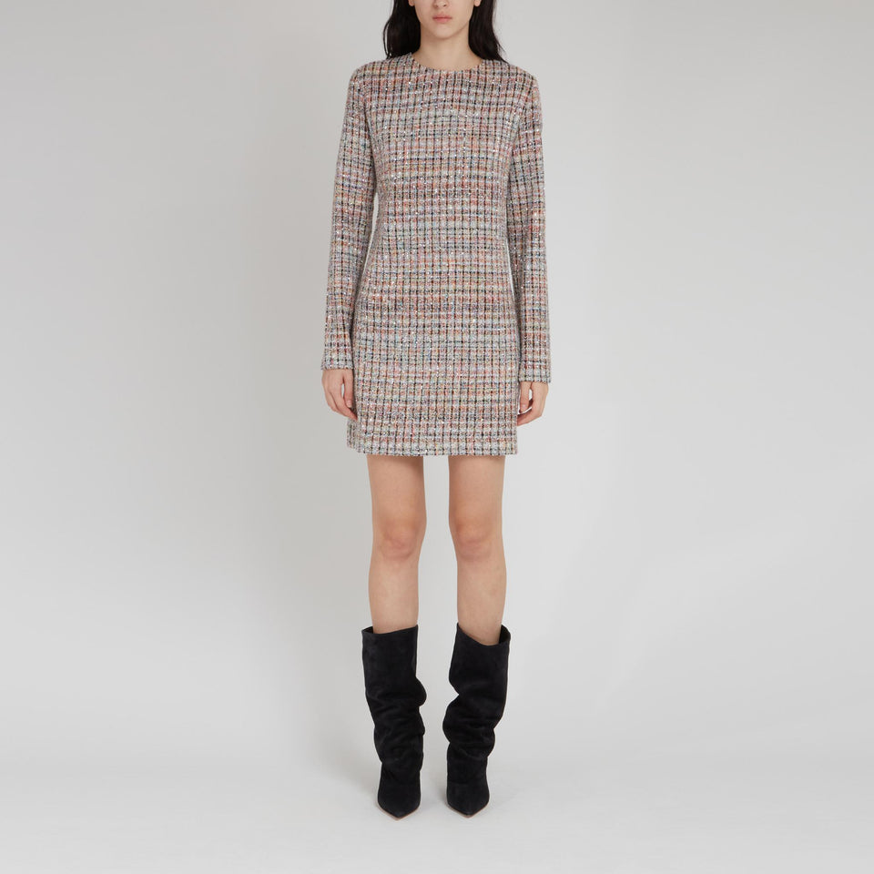 Abito in tessuto multicolor