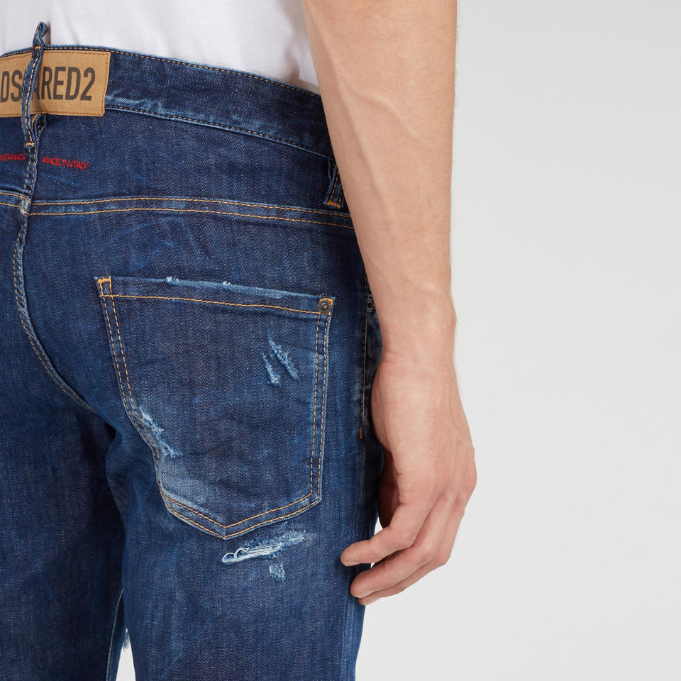 Jeans skinny in denim blu