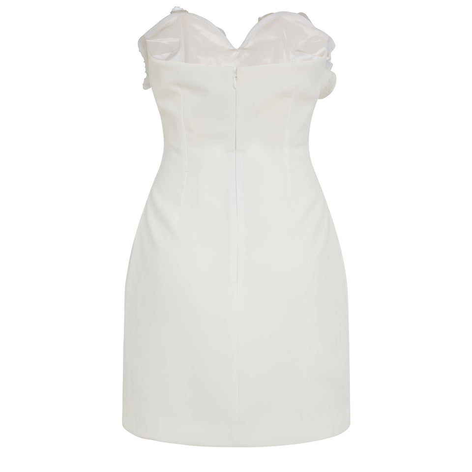 Abito in tessuto bianco