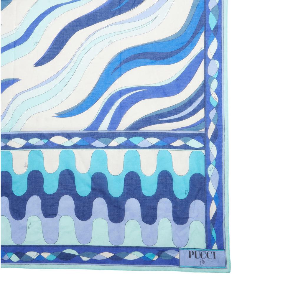 Pareo in seta multicolor