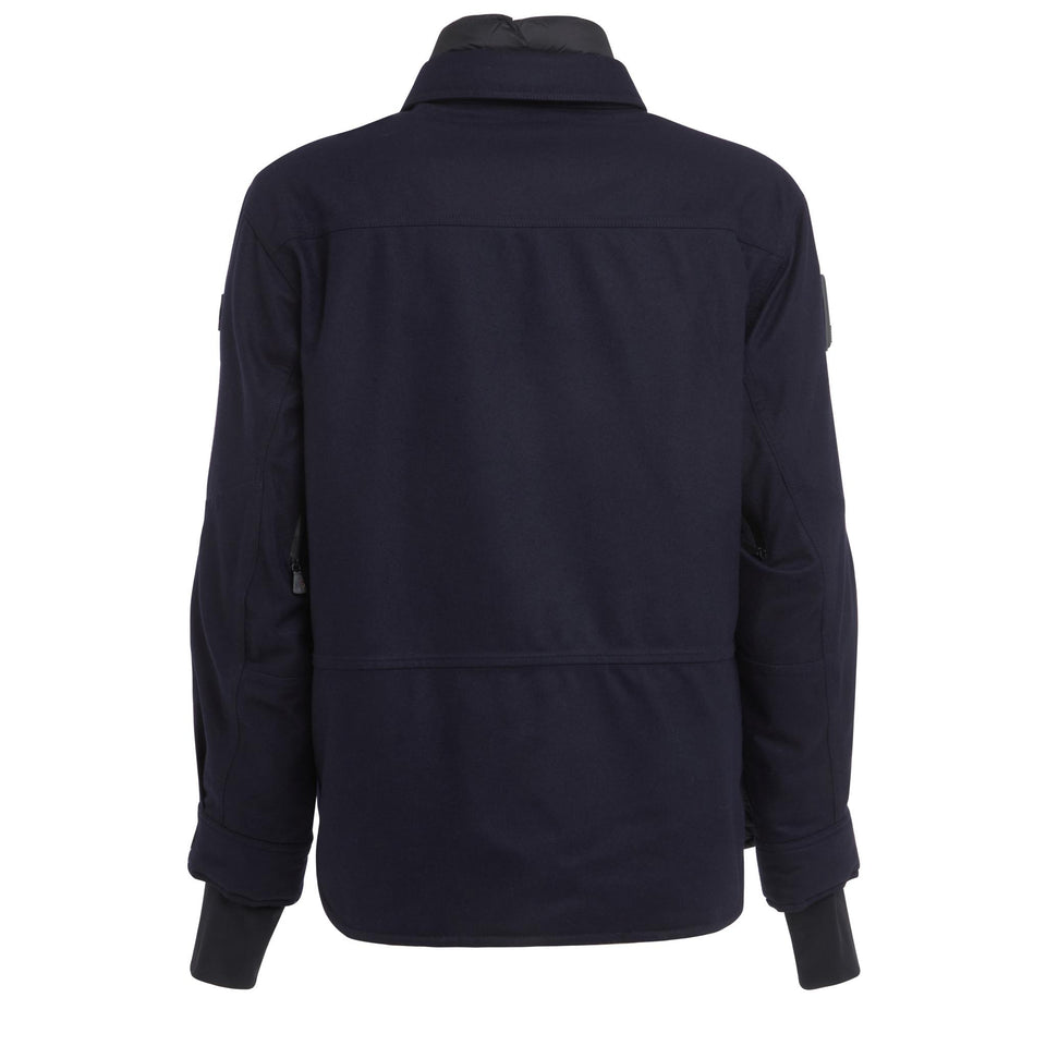 "Antuco" jacket in blue fabric