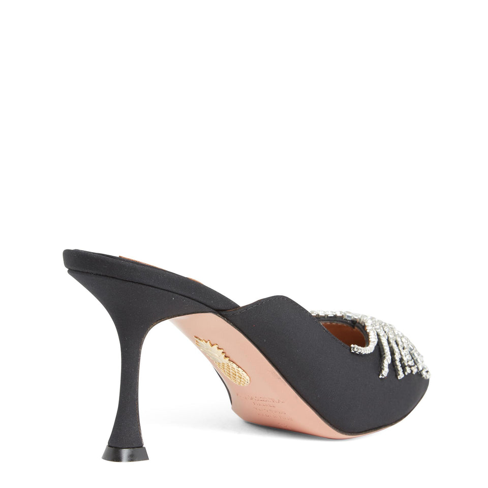 Sandali ''Sunshine'' in suede neri SNIMIDM0 MNG000 AQUAZZURA 