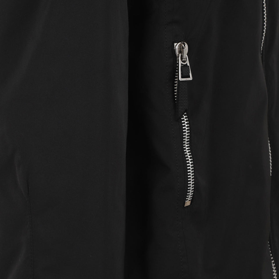 Parka in tessuto nero D470B312 MTUUJ95708 ERMANNO SCERVINO 