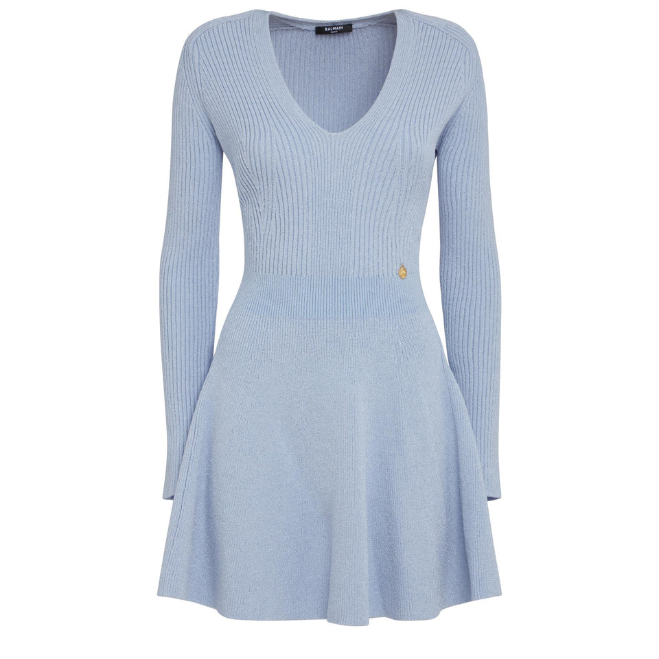 Abito in tessuto azzurro