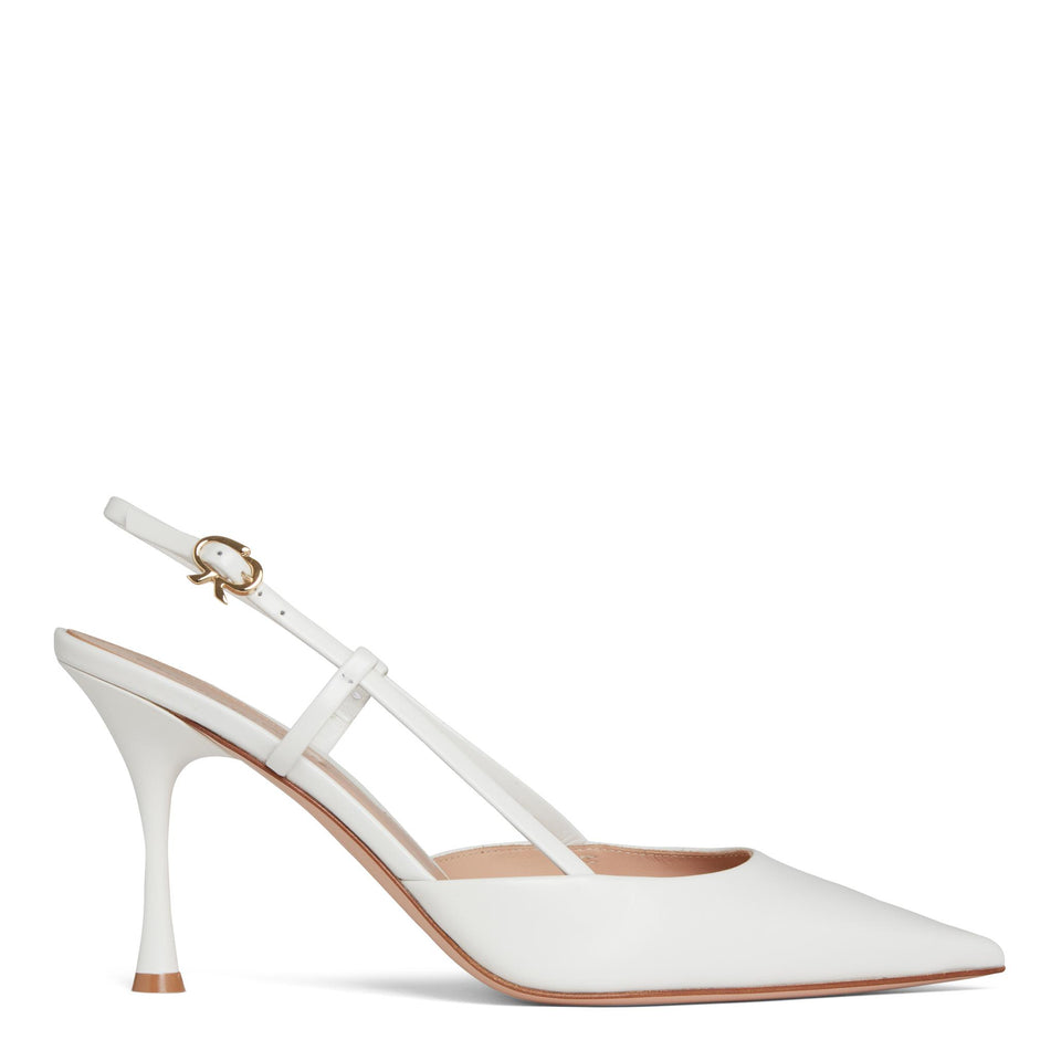 Decolletè "Ascent"  in pelle bianca G95335 85LACVITBIAN GIANVITO ROSSI 