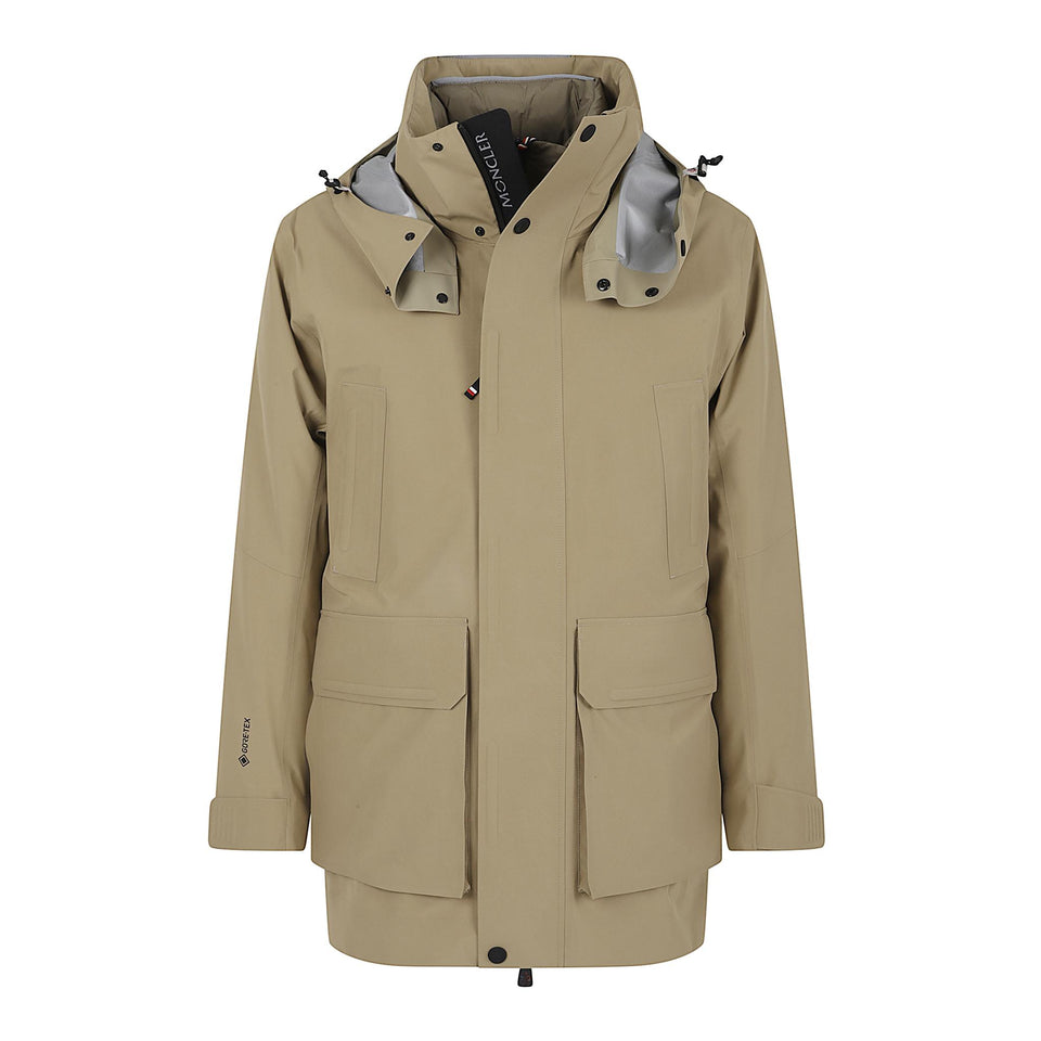 Giacca Grenoble in tessuto beige 1A00019 M764323F MONCLER 