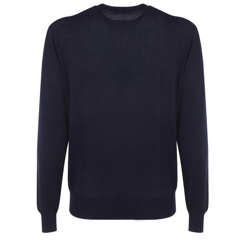 Blue cashmere sweater