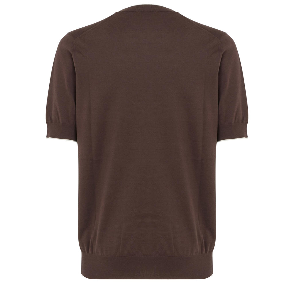 Maglia in cashmere marrone