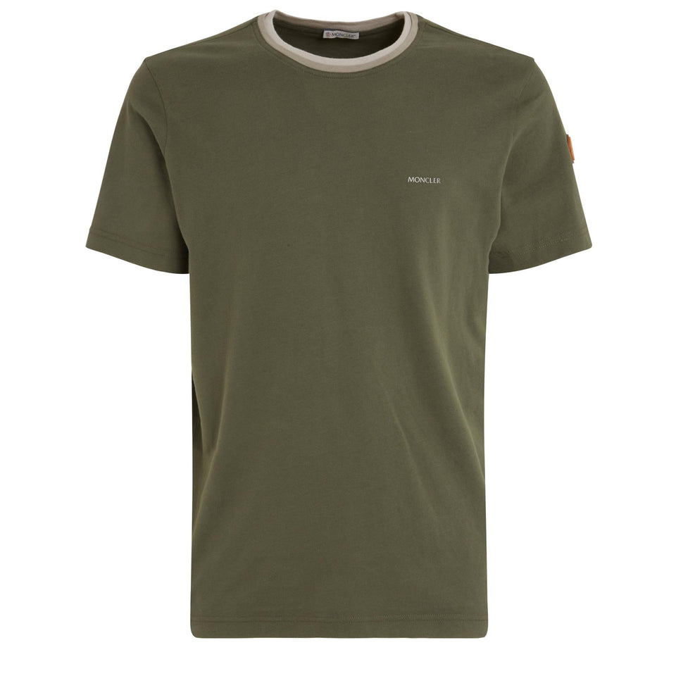T-shirt in cotone verde