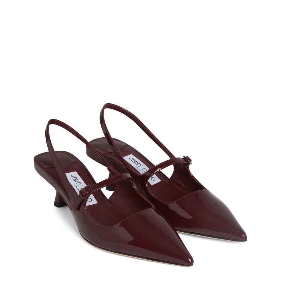 Dècolletè ''Didi 45'' in vernice marrone DIDI 45 PATGARNET JIMMY CHOO 