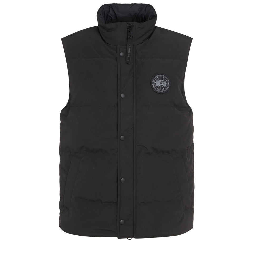 Gilet "Garson" in tessuto nero