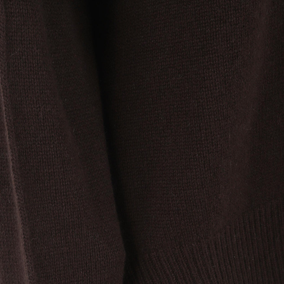 Maglia in cashmere marrone 255 1115149 ALLUDE 
