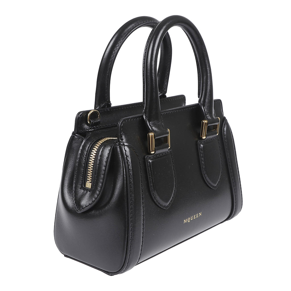 Borsa ''Birdee'' mini in pelle nera 827120 1MAAC1000 ALEXANDER MCQUEEN 
