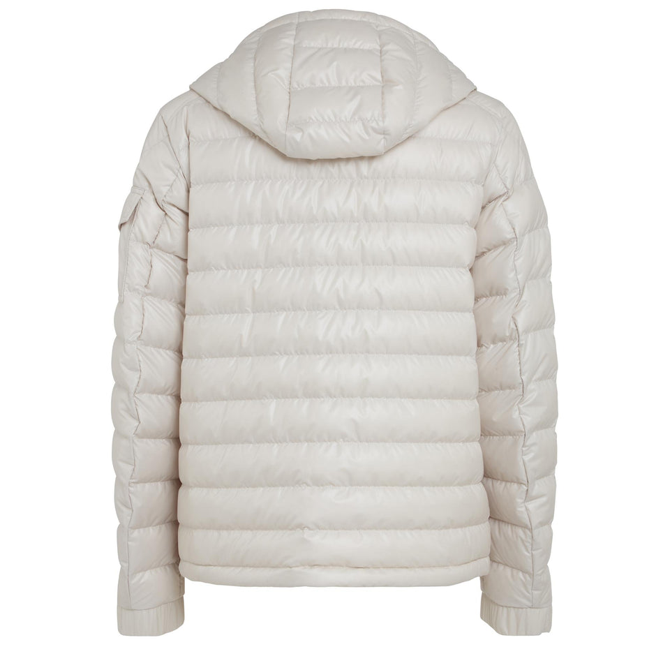 "Lauros" down jacket in white fabric