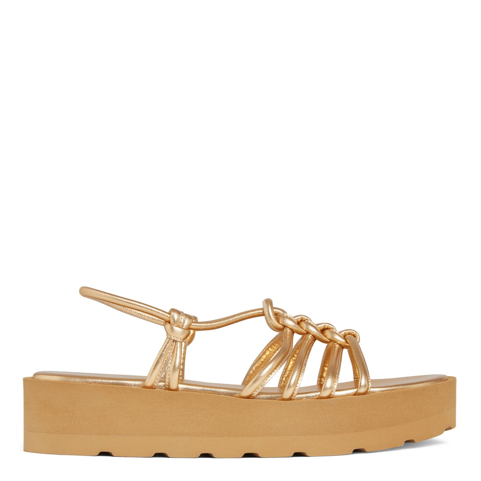 Sandali ''Hebe'' in nappa oro G32522 05GOMNPSMEKO GIANVITO ROSSI 