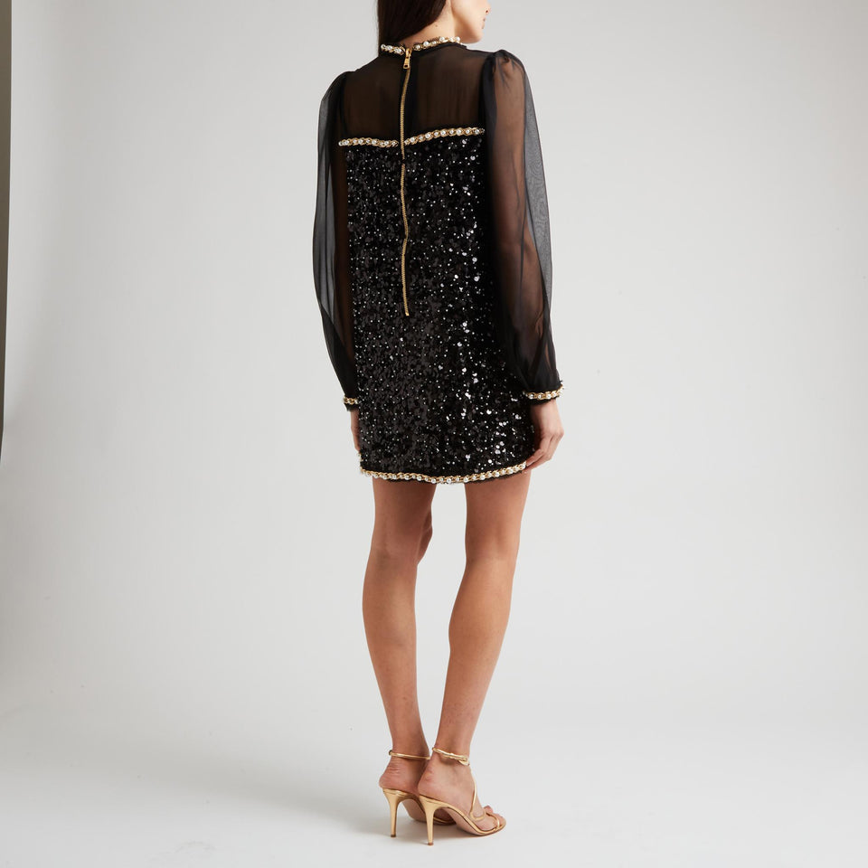 Abito in tessuto nero