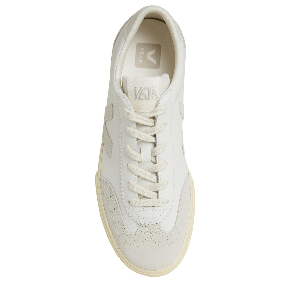 Sneakers ''Volley'' in pelle bianca VO2003852 BIANCO VEJA 