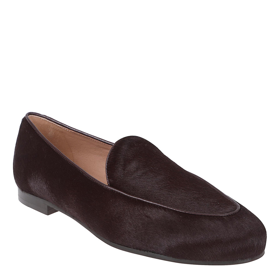Mocassino "Guanto" in pelle bordeaux GNNFLAM1 PYPMLT AQUAZZURA 
