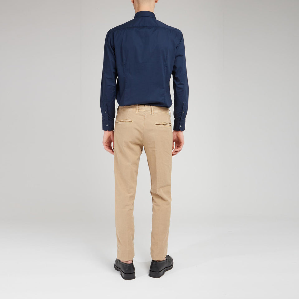 Camicia in cotone blu - GIO MORETTI