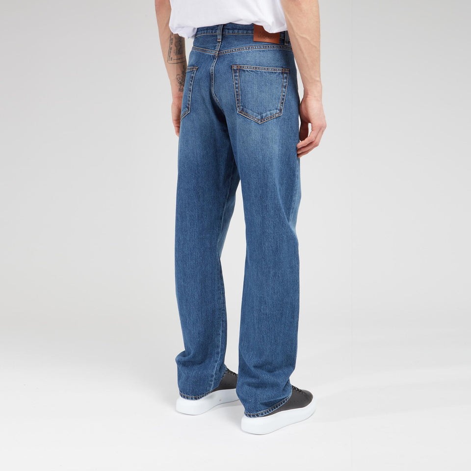 Jeans in denim blu - GIO MORETTI