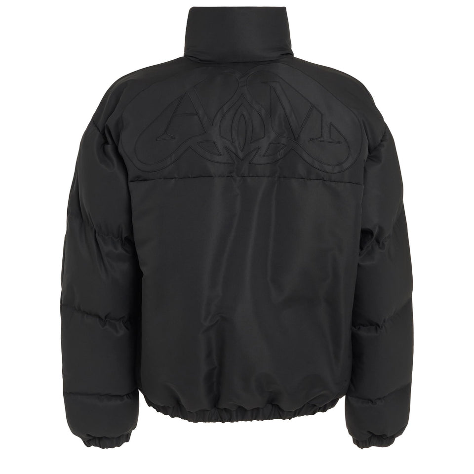 Giubbotto in nylon nero