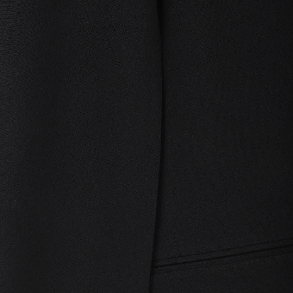 Giacca mono petto in cady nera 0507 51340555 ALBERTA FERRETTI 