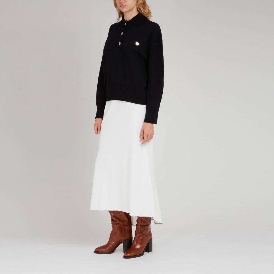 Maglia in cashmere nera