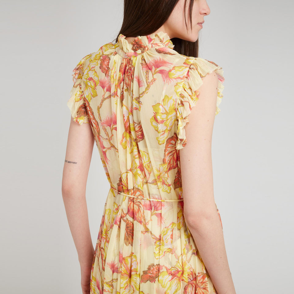 Abito in tessuto multicolor