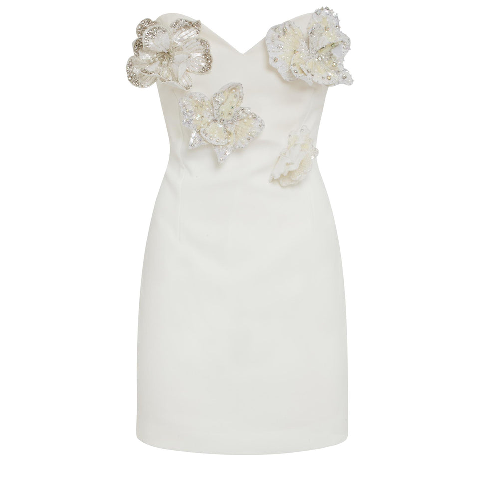 Abito in tessuto bianco