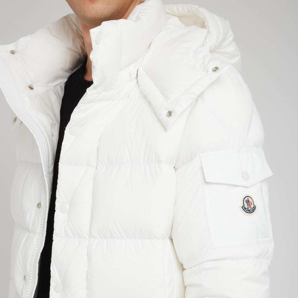 ''Vezere'' down jacket in white fabric