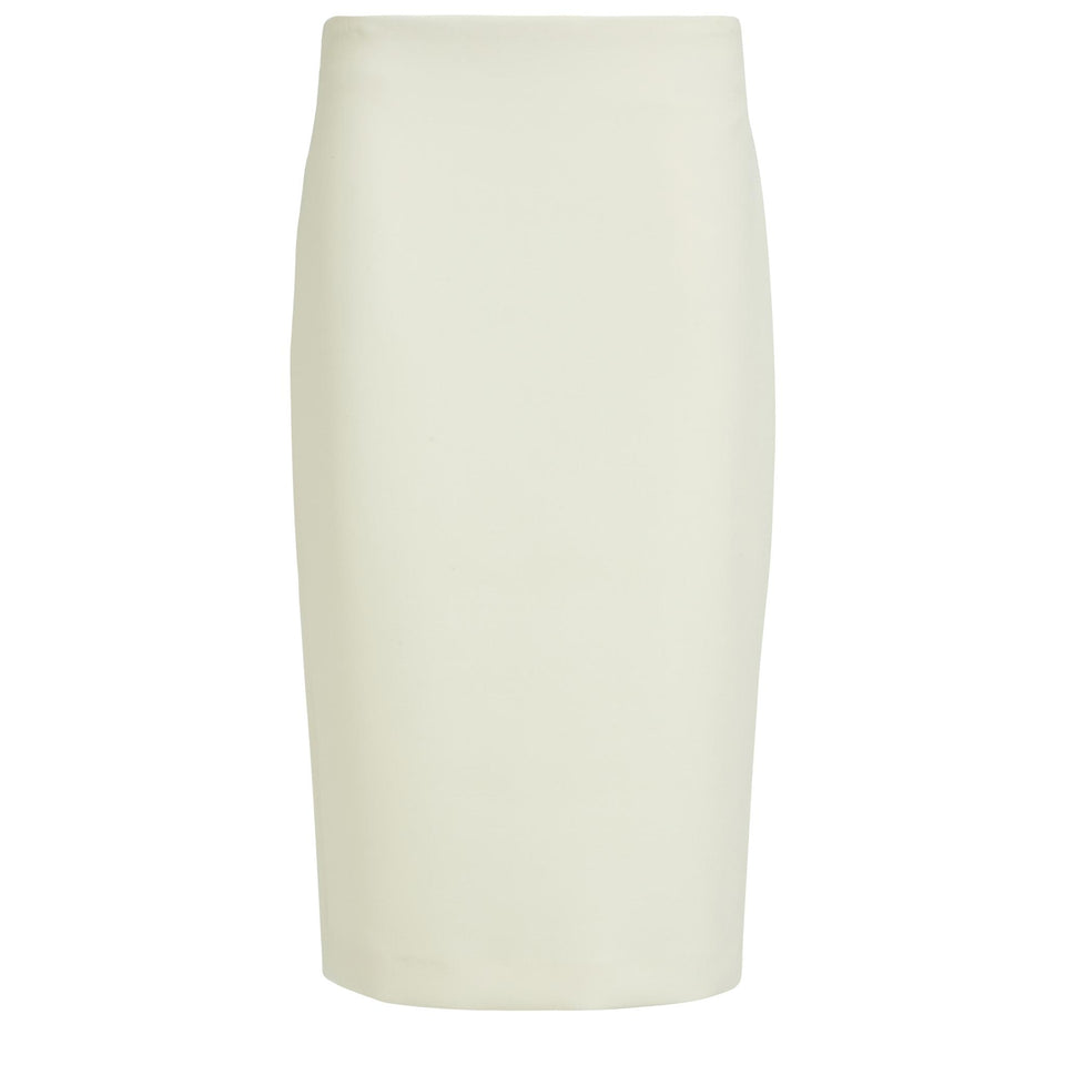 Gonna in tessuto bianca