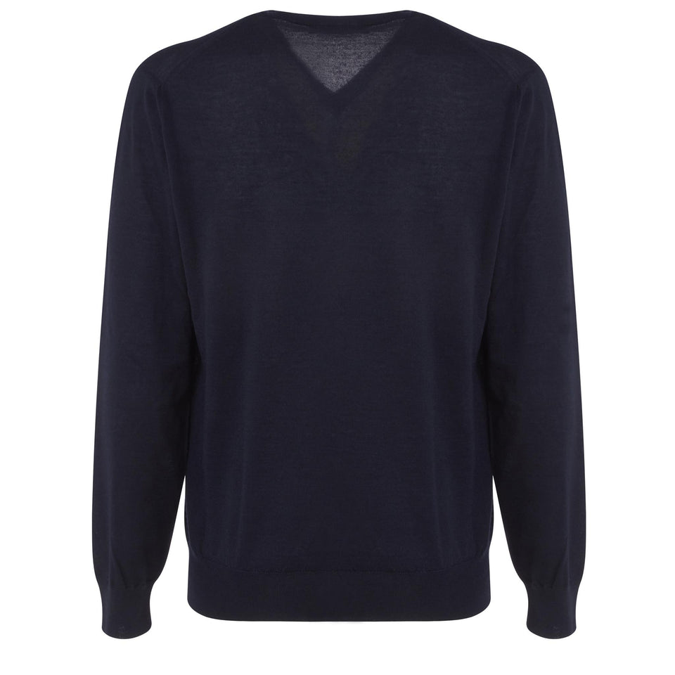 Blue cashmere sweater