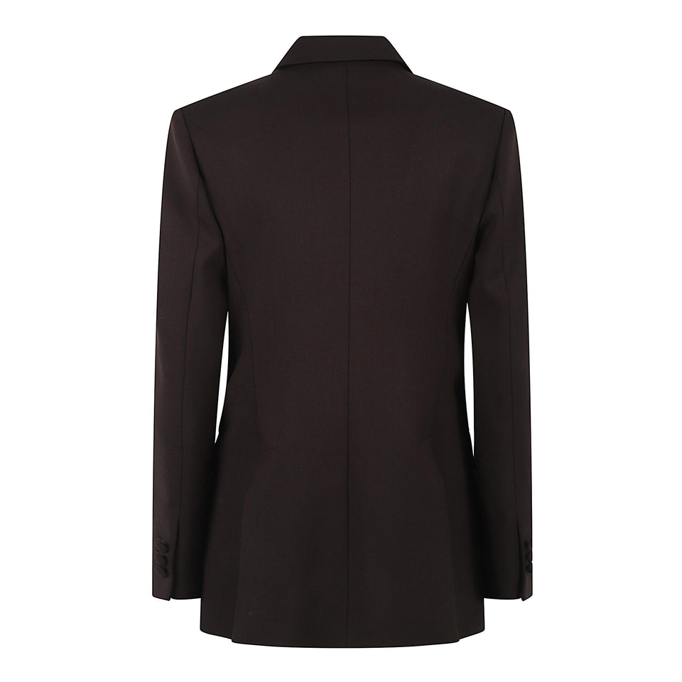 Giacca doppio petto in lana marrone D420445 LILIUXY25086 P.A.R.O.S.H. 