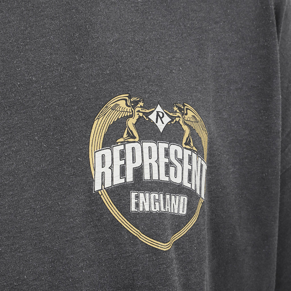 T-shirt in cotone nera MLM100171 04 REPRESENT 