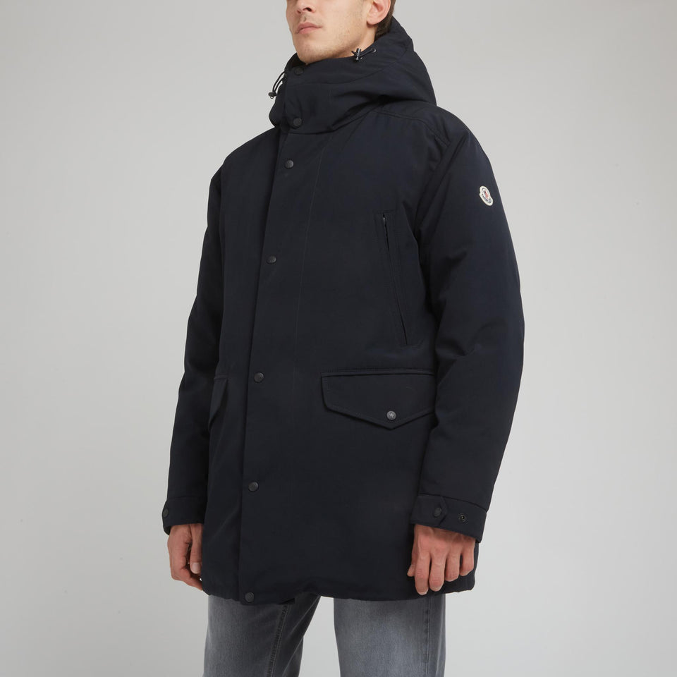 Parka "Prefouns" in blue fabric