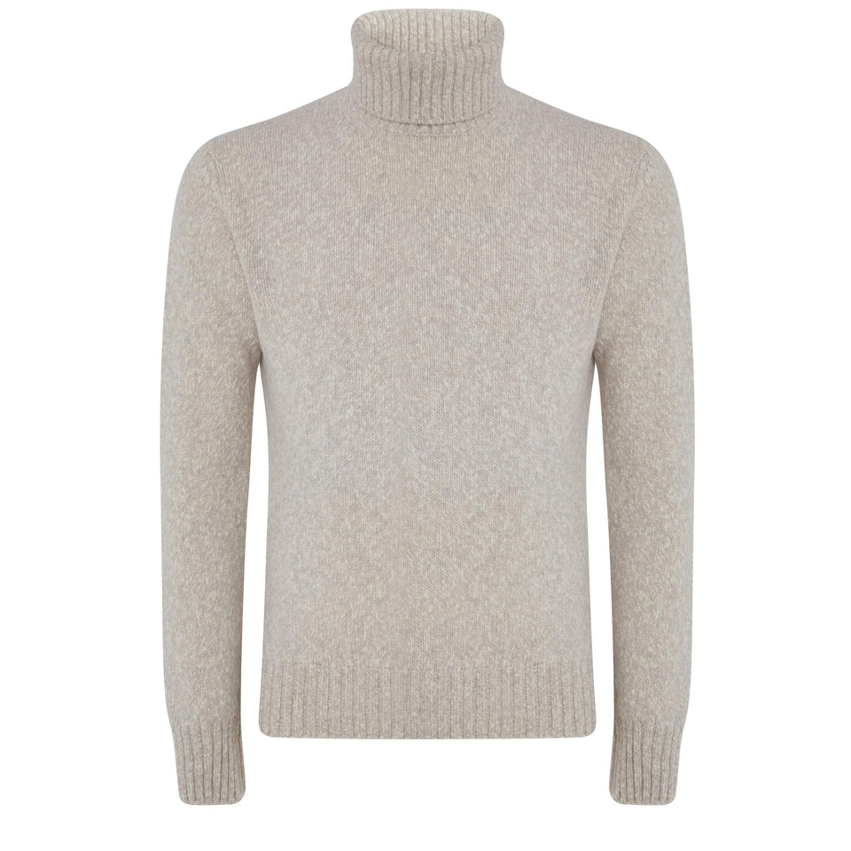 Beige wool sweater