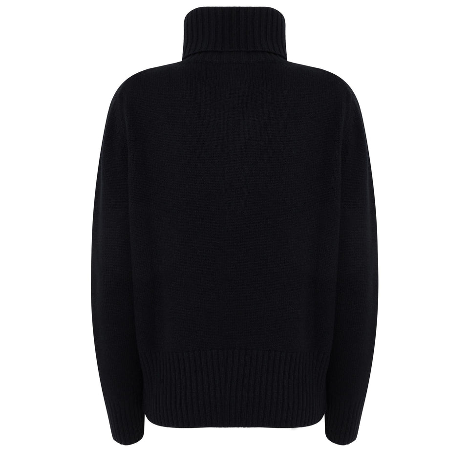 Maglione in lana nero