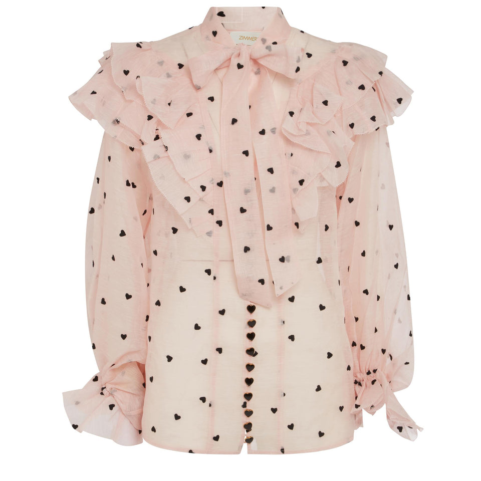 Pink Silk "Crush" Shirt