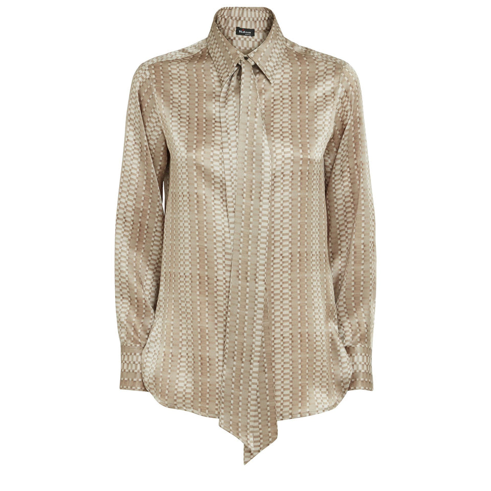 Multicolor silk shirt