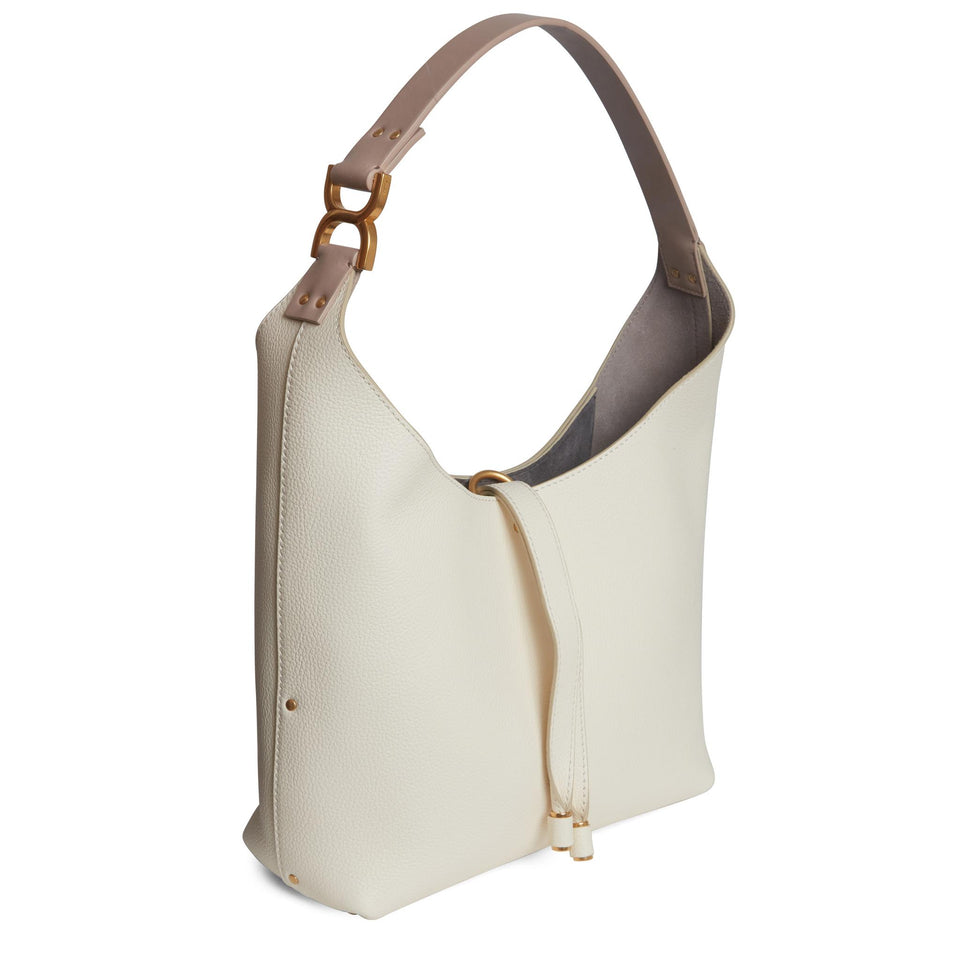 Borsa ''Marcie'' in pelle bianca