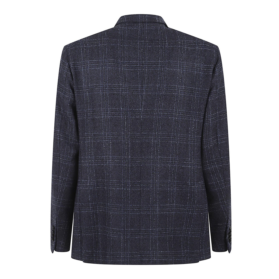 Giacca mono petto in lana blu 1SMC22K 440022387 TAGLIATORE 