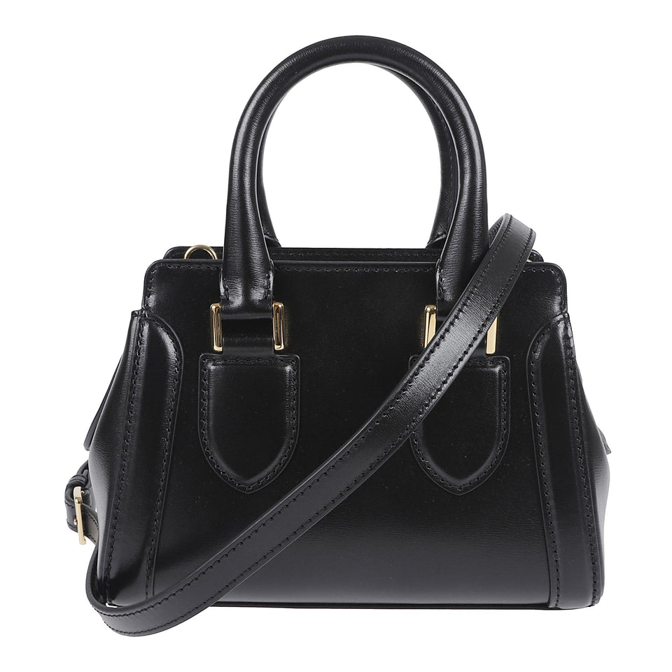 Borsa ''Birdee'' mini in pelle nera 827120 1MAAC1000 ALEXANDER MCQUEEN 