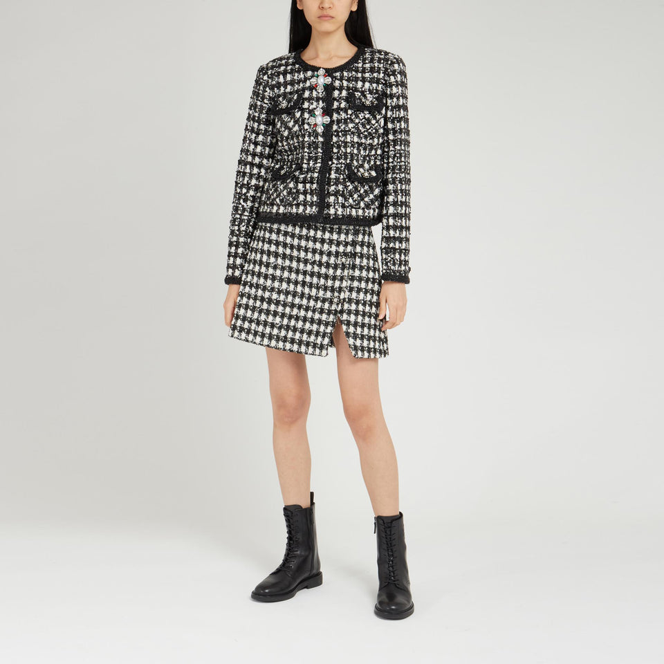 Multicolor tweed jacket